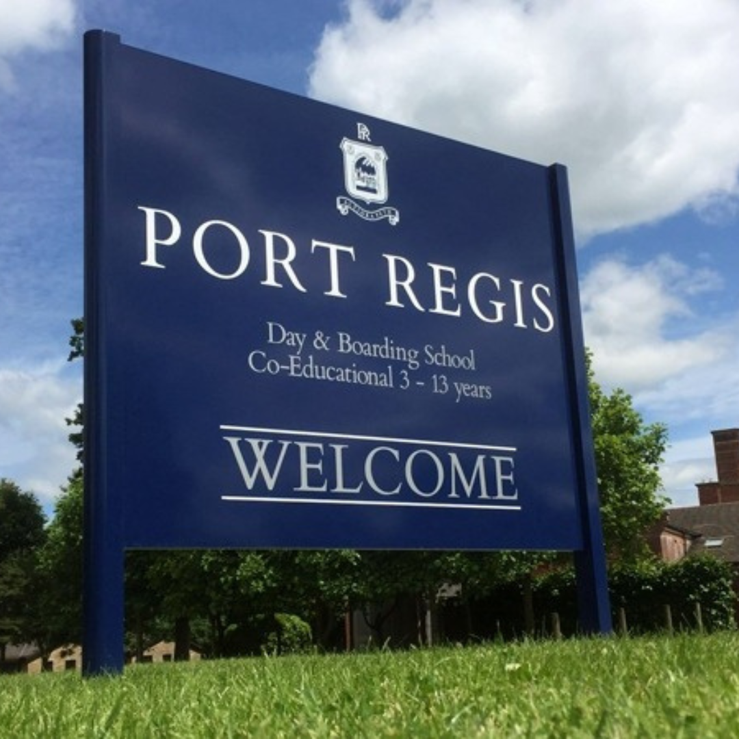 Bespoke signage project for Port Regis