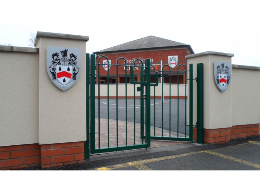 Wolverhampton Grammar School wayfinding sign