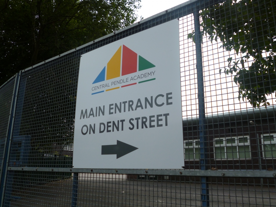 Central Pendle Academy signage by Signs Now
