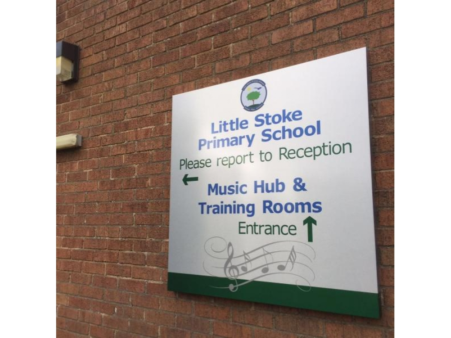 Little Stoke Primary School signage by Signs Now