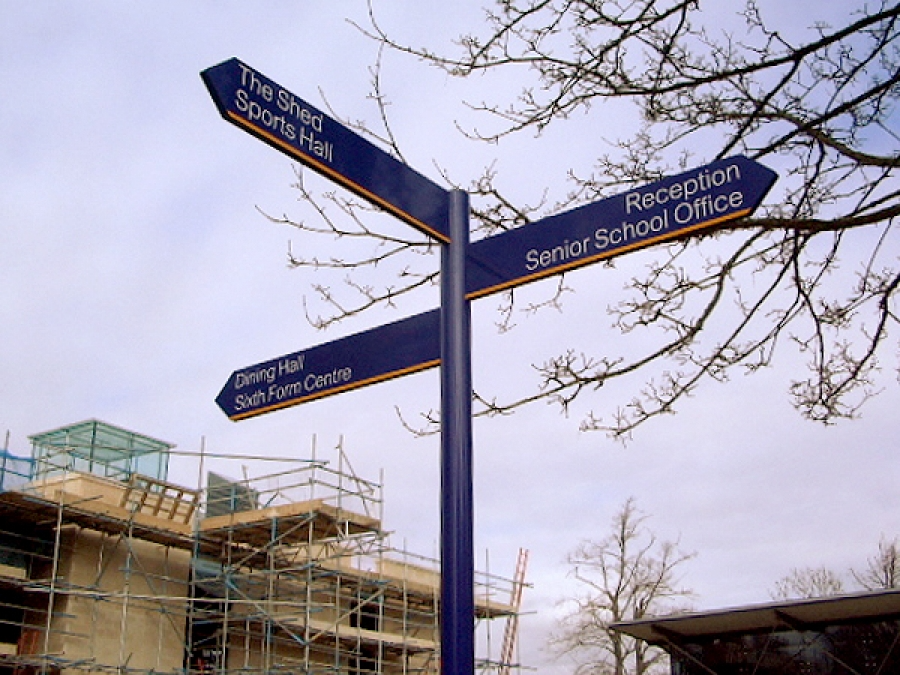 Cokethorpe School signage by Signs Now
